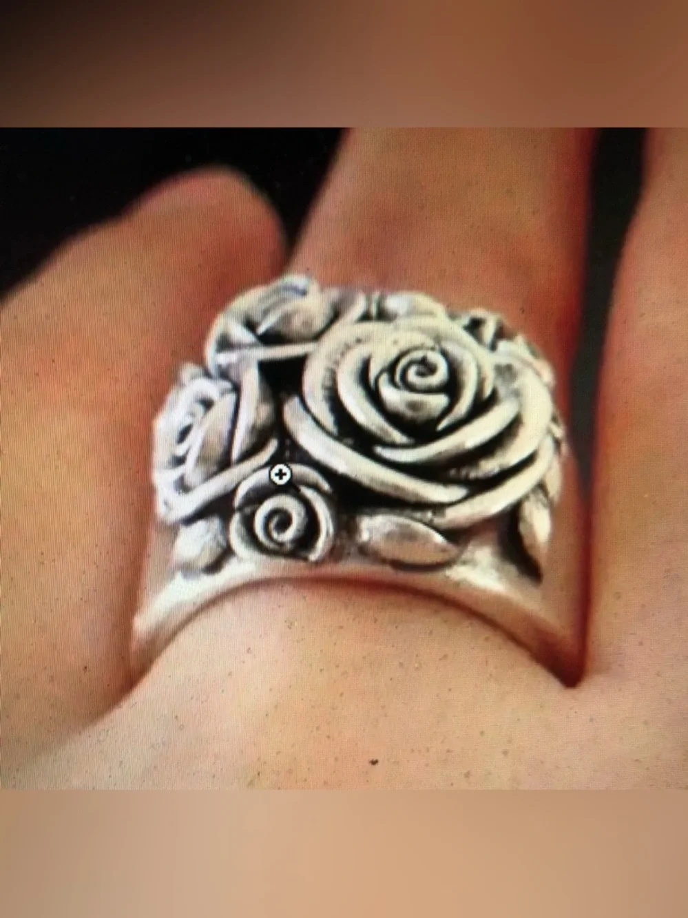 RING "SWEET AS A ROSE" vintage/antique like - Picture 3 of 3